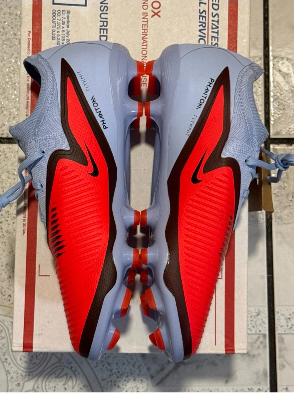 New Nike Jr. Phantom 6 Low Pro MG Soccer Cleats Big Kids Size 6Y HM9204-400